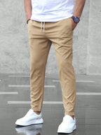 Men's Comfort Trousers | Tailored Ankle-Length Fit | Straight-Leg Silhouette